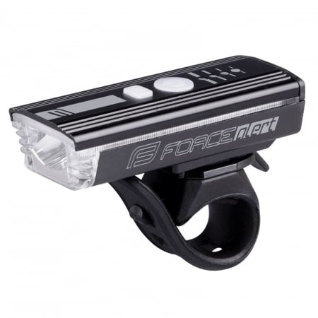 LUMINI - Far fata FORCE Alert, 350 lumeni, USB, negru