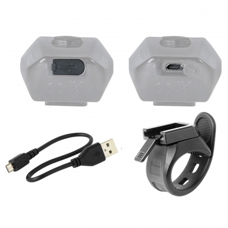 Far fata FORCE Bug USB 400 lumeni, negru [1]