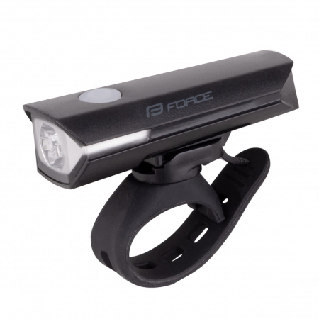 LUMINI - Far fata FORCE Flux (USB), 200 lumeni, negru