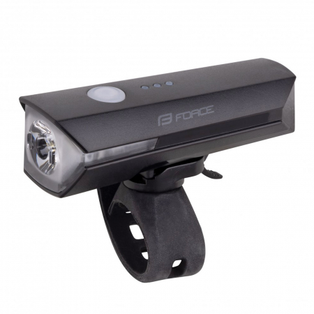 Far fata FORCE Flux (USB), 550 lumeni, negru [1]