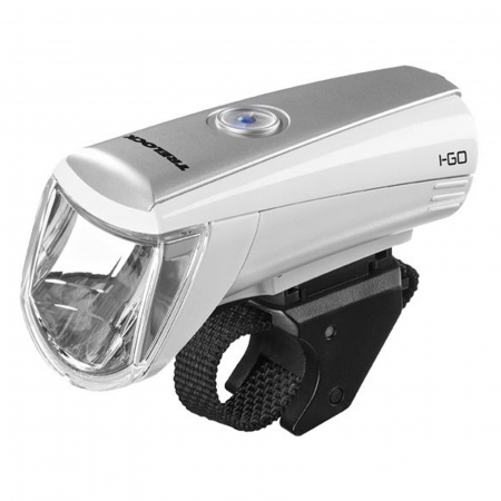 LUMINI - Far fata TRELOCK LS750 I-Go Battery, 35 lumeni, alb