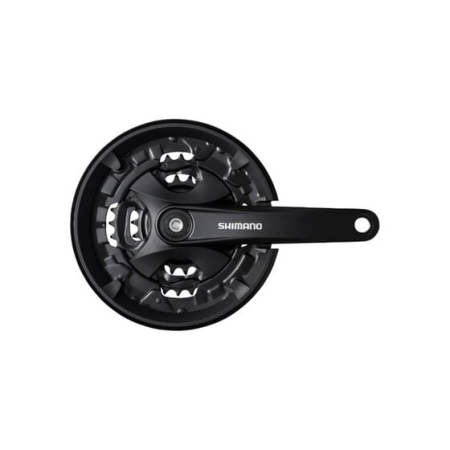 Import - Foaie AFCMT101C002XLB Shimano Altus, 9 viteze, 170 mm, negru