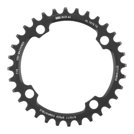 TRANSMISIE - Foaie angrenaj pedalier BBB BCR-44 MTBGear narrow wide, BCD 104 mm, pentru 1x9/10/11 viteze