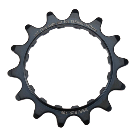 FOI ANGRENAJE - Foaie angrenaj pedalier BBB BCR-70E BOSCH Generatia 2 E-Bike Sprocket 3/32, negru