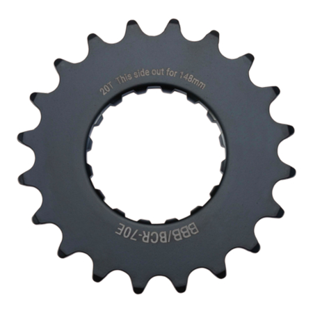 FOI ANGRENAJE - Foaie angrenaj pedalier BBB BCR-70E BOSCH Generatia 2 E-Bike Sprocket 3/32, negru