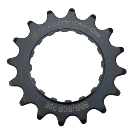 FOI ANGRENAJE - Foaie angrenaj pedalier BBB BCR-70E BOSCH Generatia 2 E-Bike Sprocket 3/32, negru