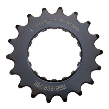 FOI ANGRENAJE - Foaie angrenaj pedalier BBB BCR-70E BOSCH Generatia 2 E-Bike Sprocket 3/32, negru