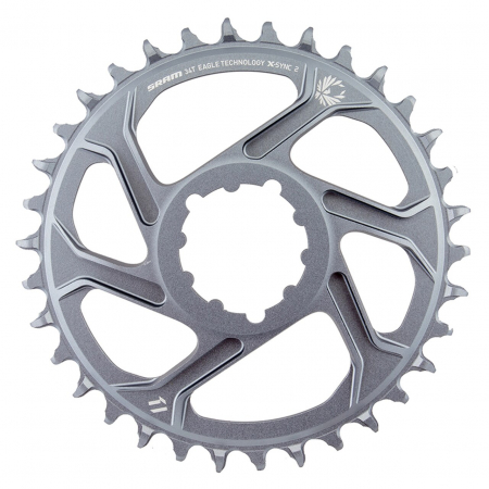 Import - Foaie angrenaj Sram X-Sync2 Eagle 12vit, 34T DirectMount, offset6, Alu CNC, 90gr