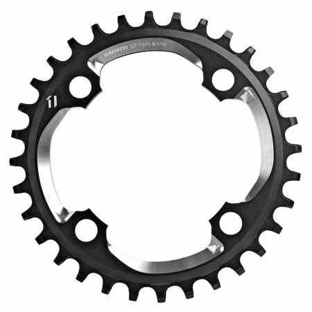 FOI ANGRENAJE - Foaie angrenaj SRAM X01 X-Sync, 36T, BCD 94 mm, aluminiu, negru