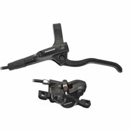 FRANE PE DISC - Frana hidraulica disc stanga/fata SHIMANO MT200, furtun 850 mm, negru