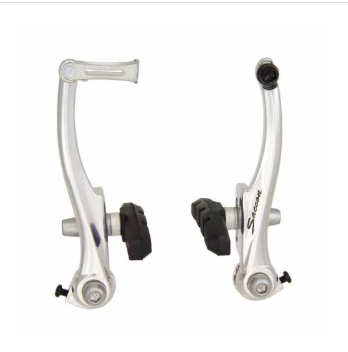 Piese de bicicleta - Frana fata FV851251, 110x60mmx90 grade tip Vbrake, argintiu