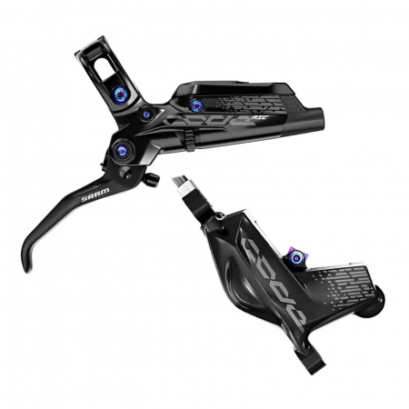 FRANE PE DISC - Frana hidraulica disc dreapta/spate SRAM Code RSC, Black/Rainbow