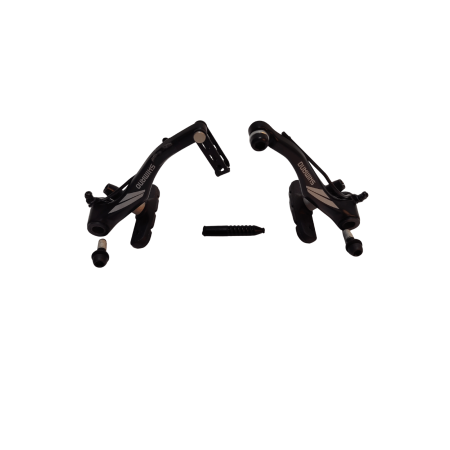 DhsBikeParts - Frana V-Brake fata Shimano ABRM422FX14ML, saboti M65T3, Negru