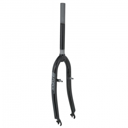 Furca bicicleta FORCE MTB, gat 1 1/8", fixa, prindere frane V-Brake, negru [1]