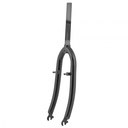 FURCI - Furca bicicleta 28" FORCE Trekking, gat 1 1/8", fixa, prindere frane V-Brake, negru lucios