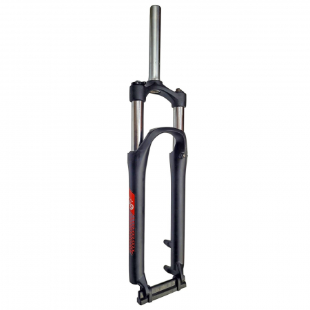FURCI - Furca bicicleta 29" DHS MD-993ST MLOI, suspensie pe arc, cursa 100 mm, gat 1 1/8", prindere frane disc, negru mat
