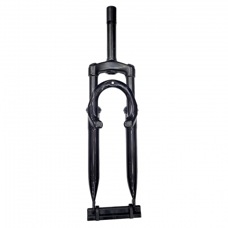 FURCI - Furca bicicleta 24" DHS MD-711X, suspensie pe arc, cursa 50 mm, gat 1 1/8", prindere frane V-Brake, negru lucios