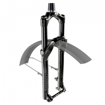 Furca bicicleta 27.5" ROCKSHOX Recon Silver RL, gat 1 1/8", suspensie pe aer, cursa 130 mm, prindere frane disc, negru [4]