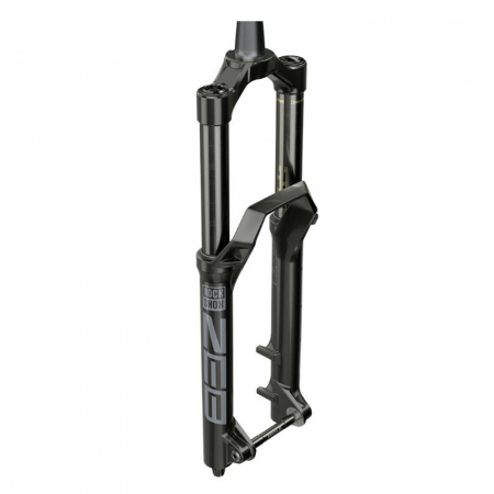 FURCI - Furca bicicleta 27.5" ROCKSHOX ZEB Charger R, gat 1 1/8"-1.5", suspensie pe aer, cursa 180 mm, prindere frane disc, negru