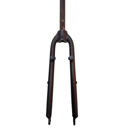 FURCI - Furca bicicleta 28" DHS YS-727 City/Trekking, fixa,  gat 1 1/8", prindere frane V-Brake, negru