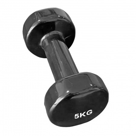 GANTERE/BARE/DISCURI - Gantera vinil 5 kg, negru