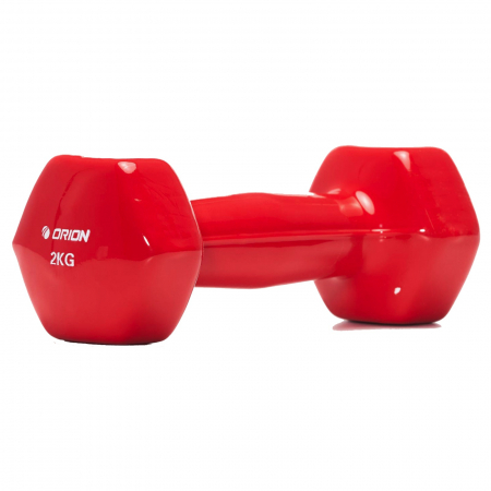 GANTERE/BARE/DISCURI - Gantera vinyl 2 kg ORION, rosu