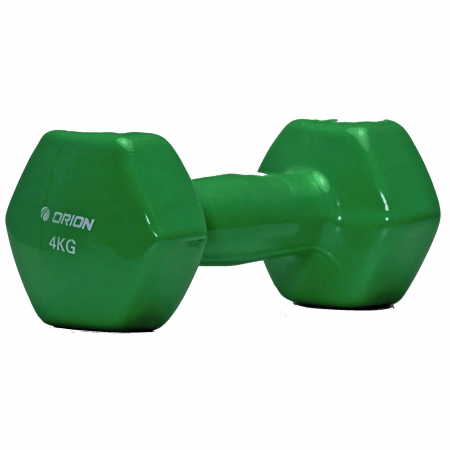 GANTERE/BARE/DISCURI - Gantera vinyl 4 kg ORION, verde