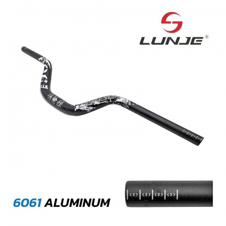 Ghidon FIVESTARS 31.8/720 mm, aluminiu, rise 90 mm [3]