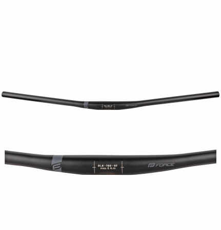 GHIDOANE - Ghidon FORCE Team flat, aluminiu, 31.8/780 mm, negru