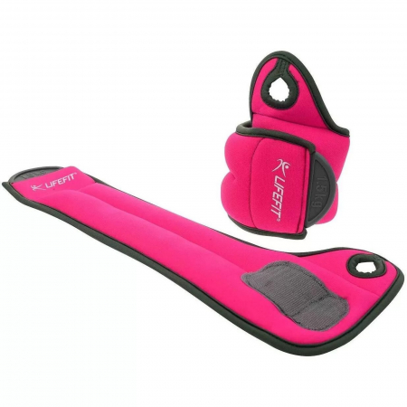 GREUTATI INCHEIETURI - Set greutati neopren pentru incheietura, 2x1.5 kg