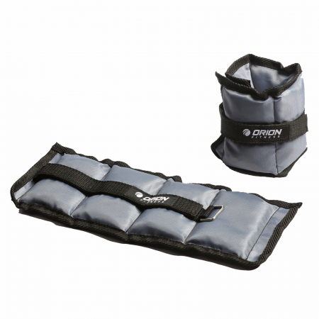 GREUTATI INCHEIETURI - Set greutati neopren maini/picioare 2x1 kg ORION, gri/negru
