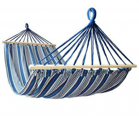 Hamac CALTER 200x100 cm, albastru/alb [0]