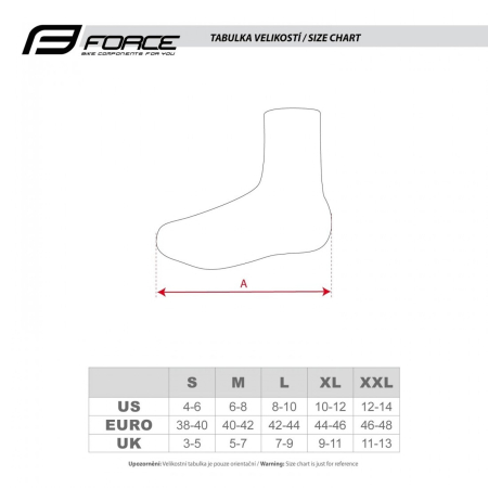 Huse pantofi FORCE Neoprene Over [4]