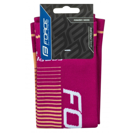 Incalzitoare picioare FORCE Compress, mov/apricot [1]