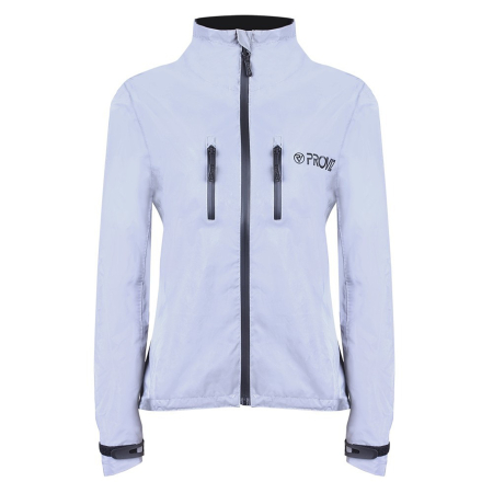 JACHETE - Jacheta ciclism reflectorizanta PROVIZ Reflect360 Cycling Lady, alb reflex