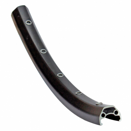 JANTE - Janta 27.5" CERURIM Corvus D08, aluminiu dubla 32H (584x18), profil frane disc, negru