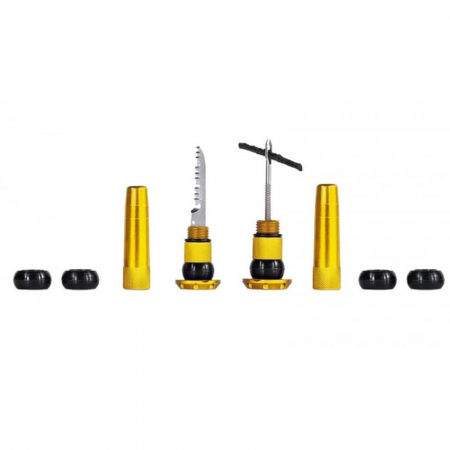 Kit reparatie MUC-OFF Stealth Tubeless Puncture Plug Auriu [2]