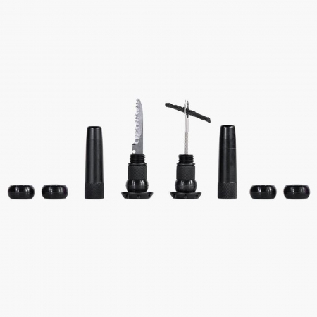 KIT REPARATIE TUBELESS - Kit reparatie MUC-OFF Stealth Tubeless Puncture Plug Negru Mat