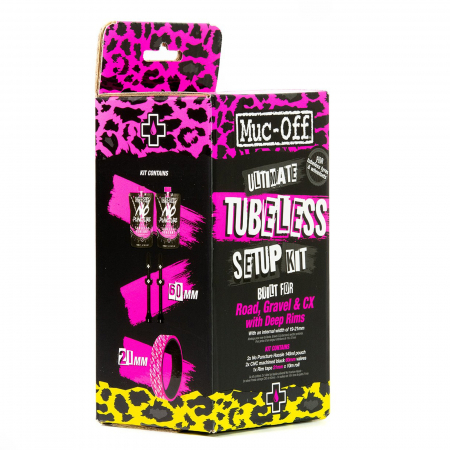 Kit Tubeless MUC-OFF Ultimate Road (banda 21 mm/valve 60 mm) [1]