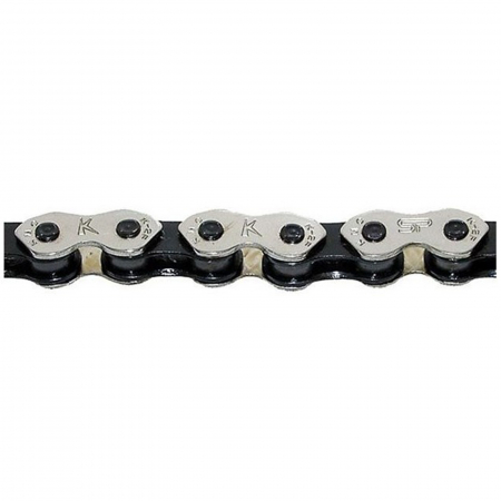 LANTURI - Lant KMC K1 Wide, 100 zale, za rapida, compatibil single-speed, argintiu/negru