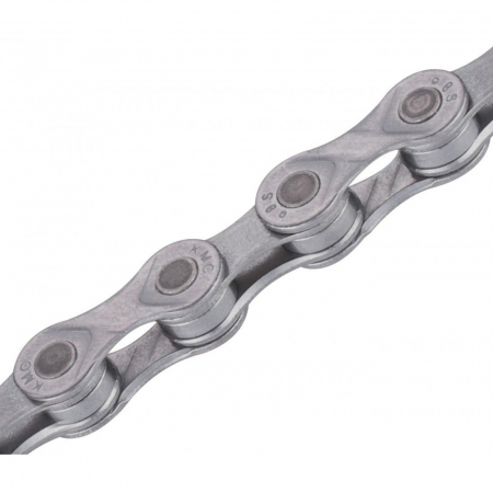 Lant KMC E8 EPT, 133 zale, za rapida, compatibil 7/8 viteze, argintiu [1]