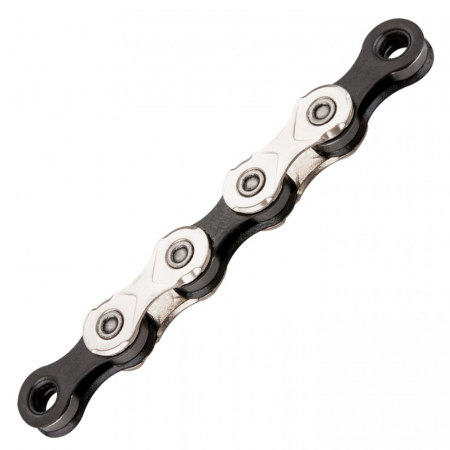 LANTURI - Lant KMC X11 Silver/Black, 114 zale, za rapida, compatibil 11 viteze, argintiu/negru
