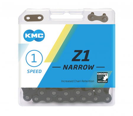 Lant KMC Z1, 112 zale, za rapida, compatibil 1 viteza, maro [2]