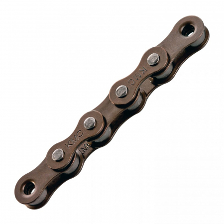 Lant KMC Z1 Wide Brown, 1/2"x1/8", za rapida, 112 zale, compatibil 1 viteza, maro [0]