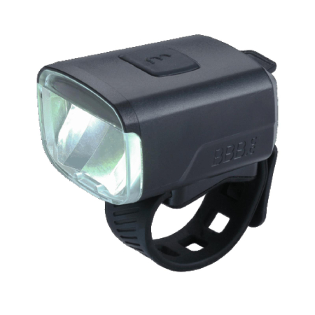 ACCESORII BICICLETE - Lumina fata BBB Stud 33 cu baterie Litiu, 1000mAh, reincarcabila, 130 lumeni, negru