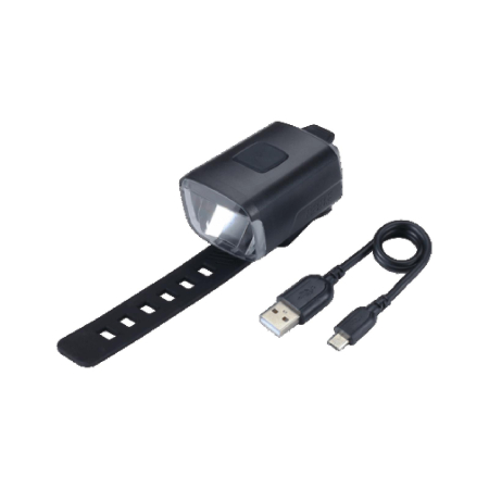 Lumina fata BBB Stud 33 cu baterie Litiu, 1000mAh, reincarcabila, 130 lumeni, negru [2]