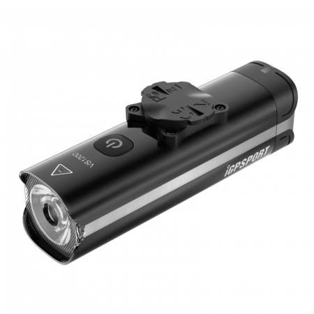 LUMINI - Lumina fata iGPSPORT Smart Front Light VS1200, 1200 Lumeni, cu prindere M80, negru