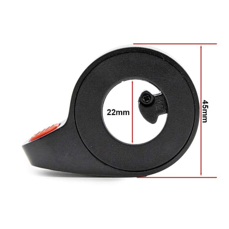 Maneta acceleratie trotineta, compatibila XIAOMI/NINEBOT, conector JST ZH, negru [1]