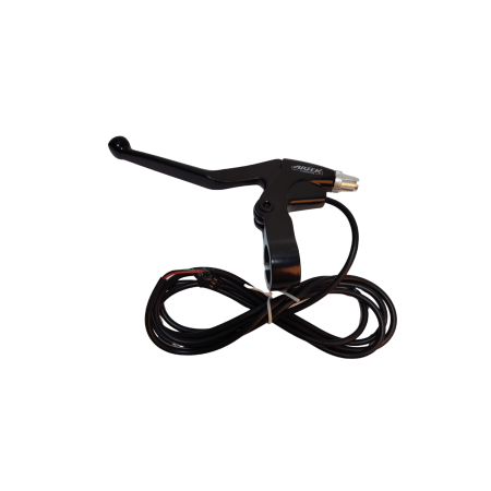 FRANE - Maneta frana stanga e-bike Bafang, cablu 1600 mm, plastic/aluminiu, Negru