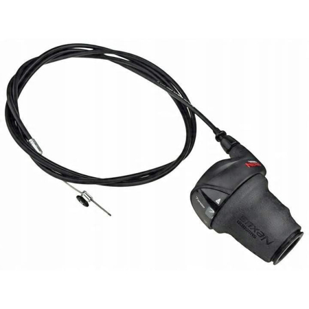 Maneta schimbator dreapta/spate SHIMANO Nexus-7 SL-C3000-7L RevoShift, cablu 2310 mm, 7 viteze, negru [3]
